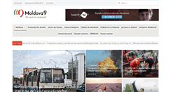 Desktop Screenshot of moldova9.com